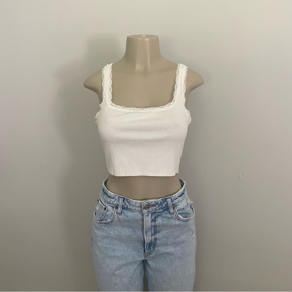 PRINCESS POLLY atwood ribbed tank top